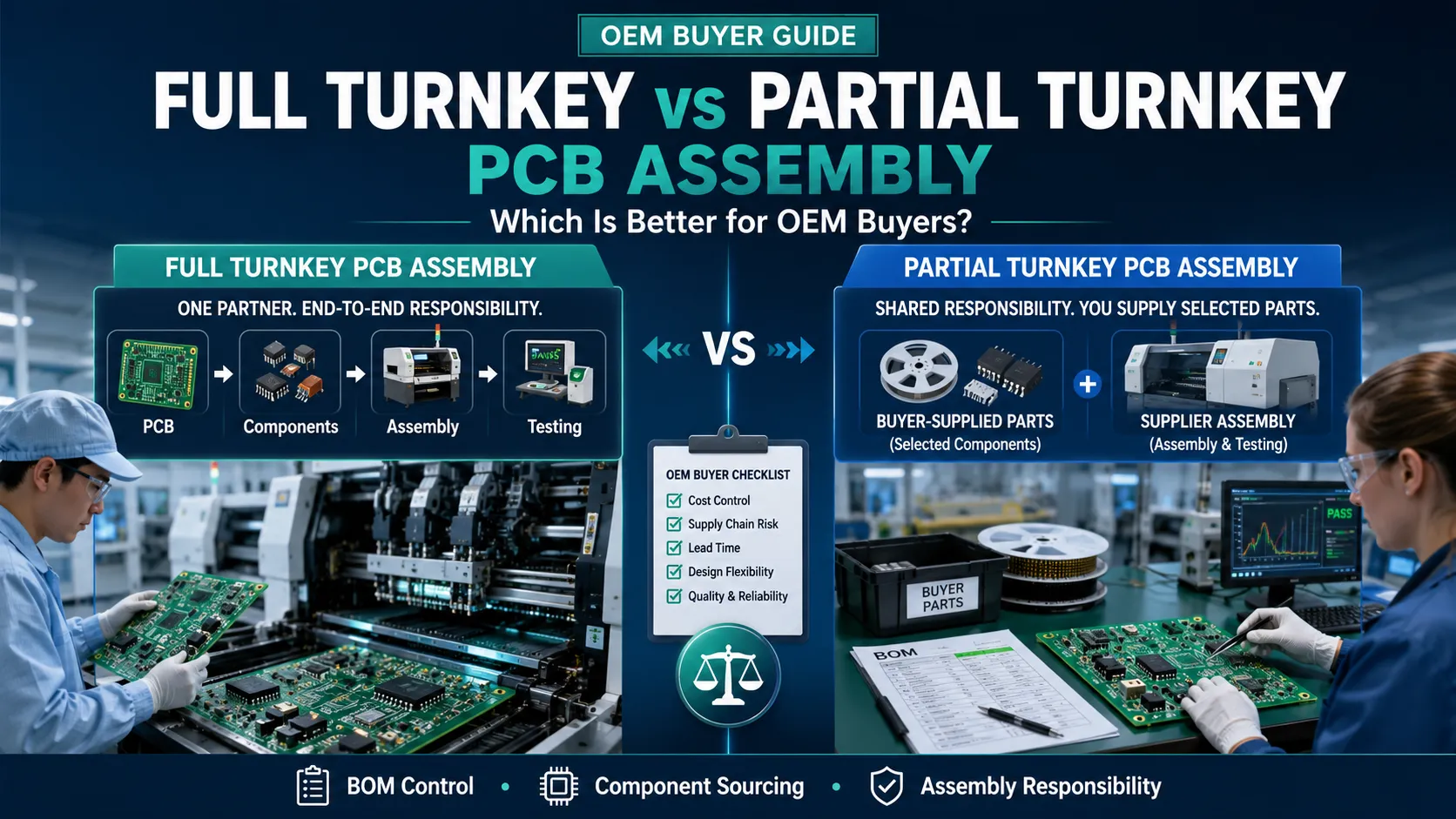 Full Turnkey vs Partial Turnkey PCB Assembly Which Is Better for OEM Buyers UMEC