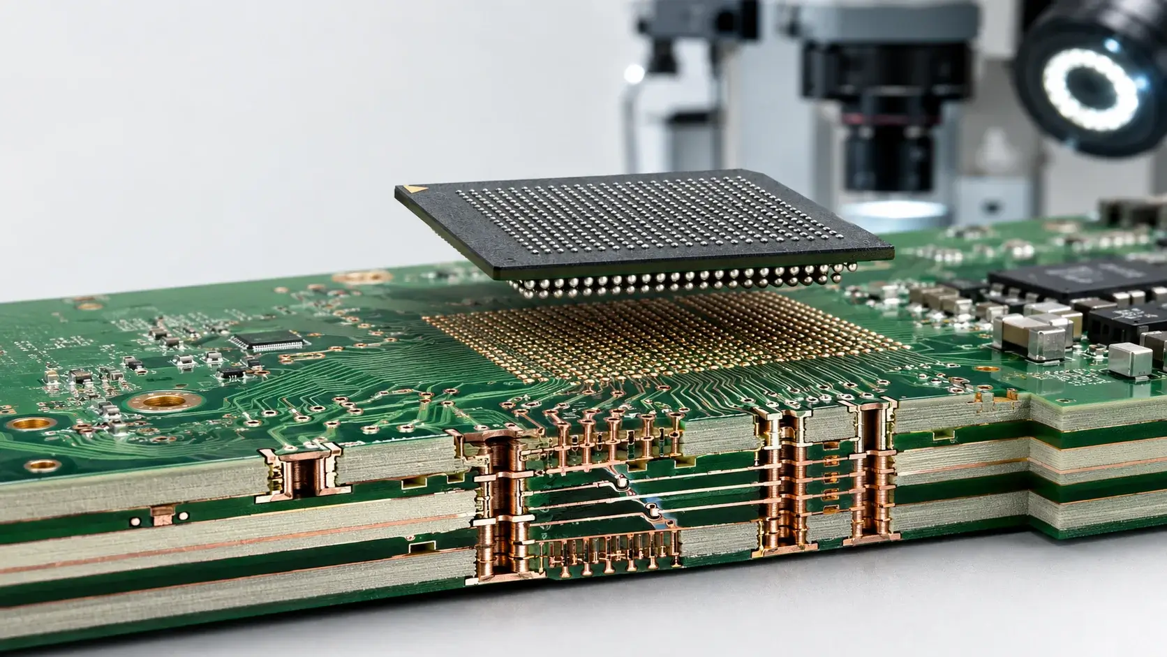 HDI PCB Design Guidelines for 0.4mm BGA Fanout Via-in-Pad, Microvias and Stackup Choices (1)