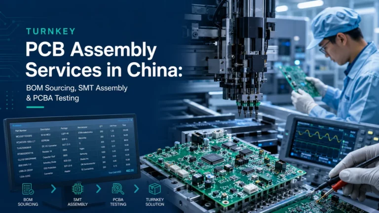 Turnkey PCB Assembly Services in China BOM Sourcing, SMT Assembly & PCBA Testing