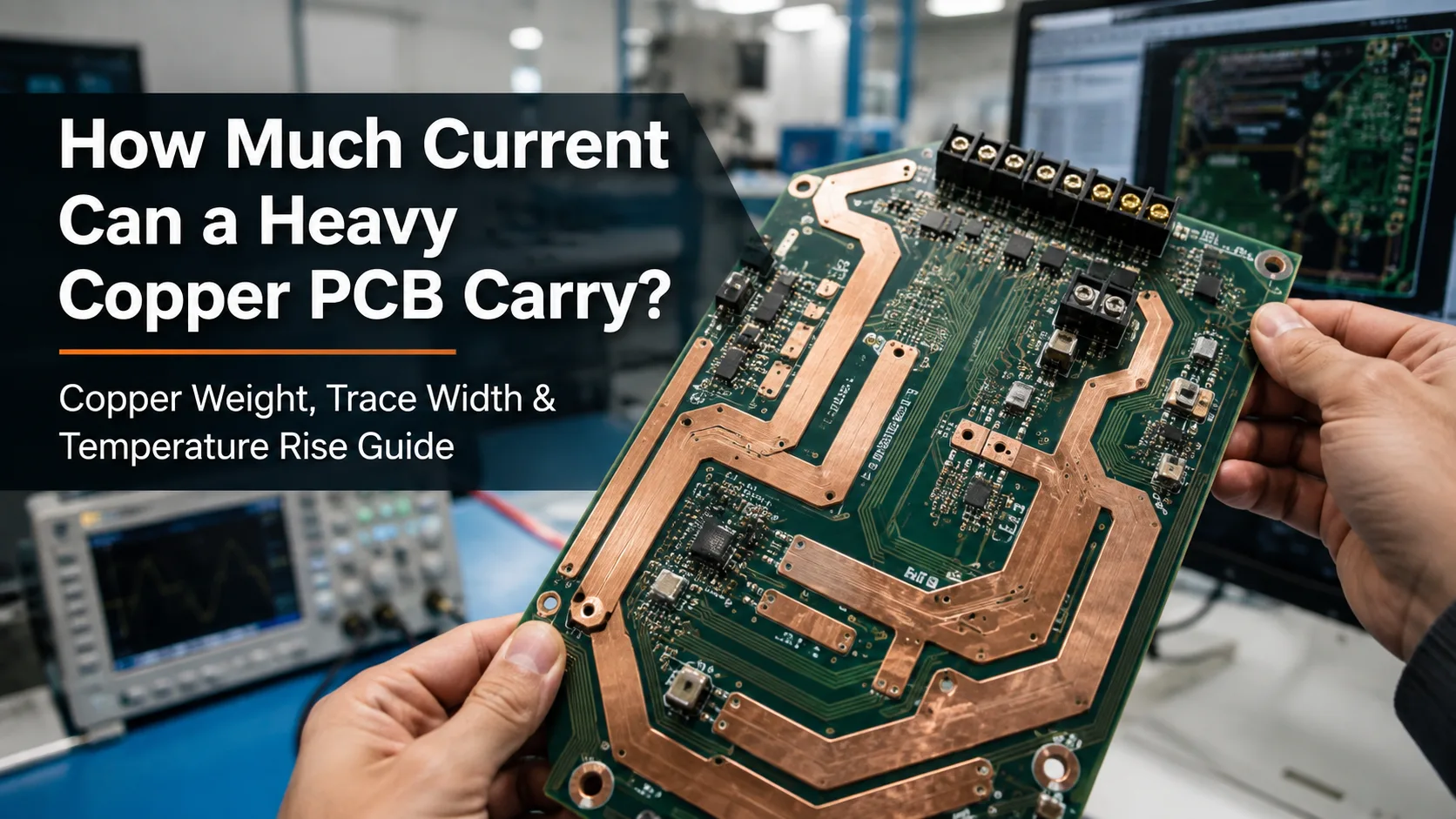 How Much Current Can a Heavy Copper PCB Carry: Copper Weight, Trace Width & Temperature Rise Guide
