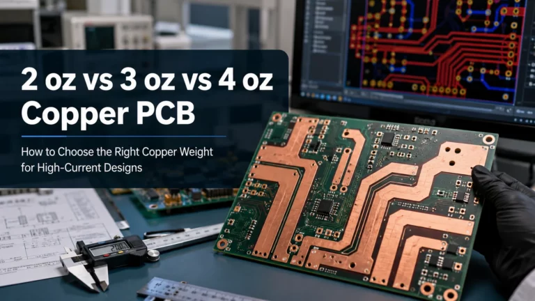 2 oz vs 3 oz vs 4 oz Copper PCB How to Choose the Right Copper Weight for High-Current Designs