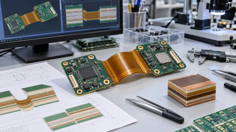How to Build a Rigid-Flex PCB Stackup for HDI, Impedance, and Bend Reliability